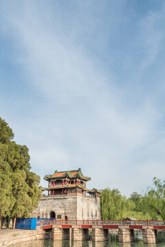 中国北京颐和园古代建筑