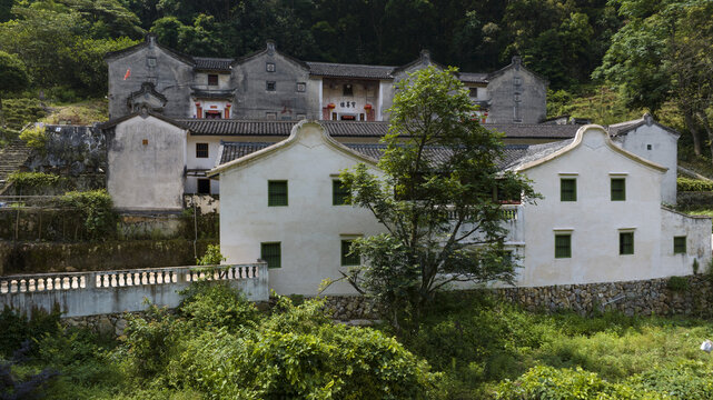 广东梅城雁南飞景区桥溪古村