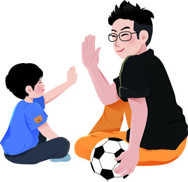 父親節(jié)卡通人物素材