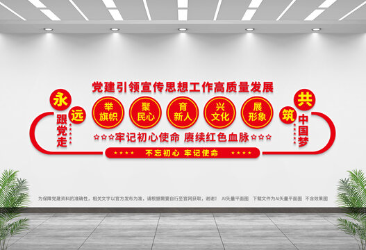 高質(zhì)量發(fā)展文化墻