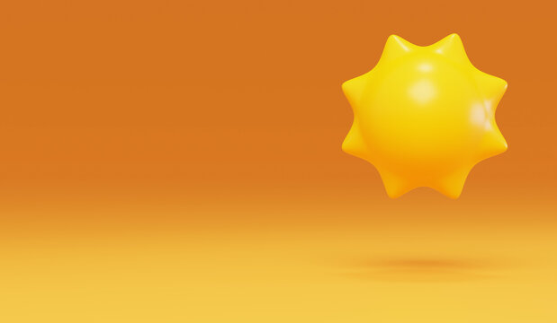 太陽陽光光伏節(jié)能3D元素