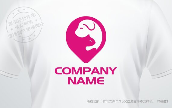 寵物店logo寵物生活館
