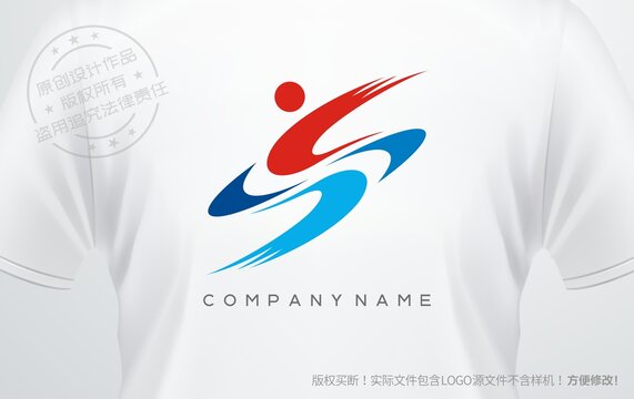 運(yùn)動(dòng)logo滑雪游泳體育