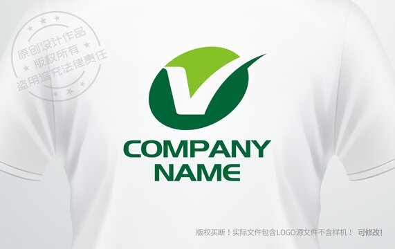 字母Vlogo禾苗