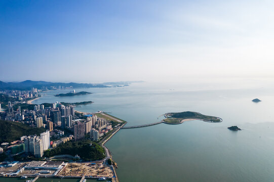 珠海九州港城市航拍