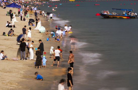 深圳官湖沙滩海景