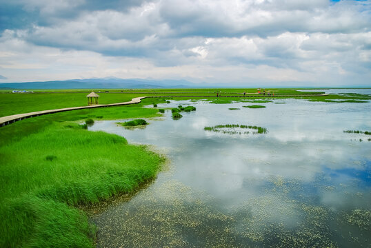 四川阿坝花湖湿地公园