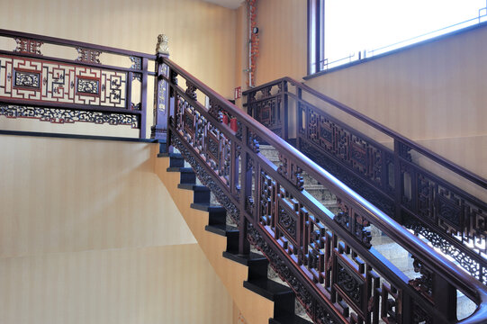 中式饭店楼梯