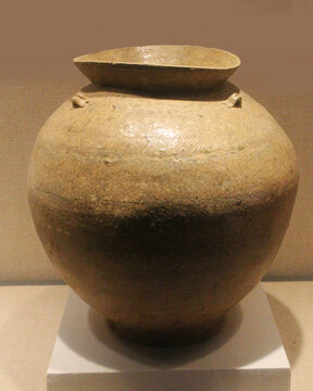 西周原始瓷敞口罐