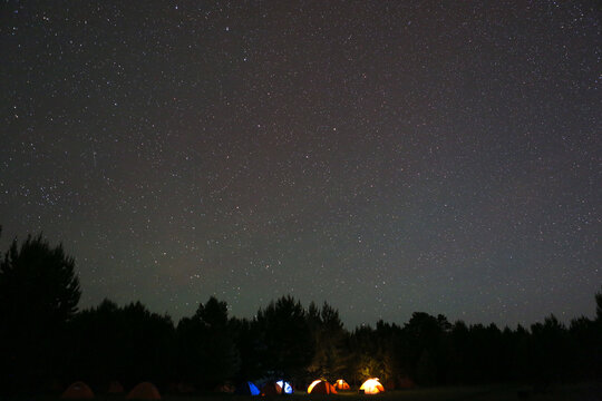 草原夜晚星空