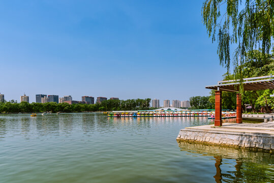 中国北京玉渊潭公园风景