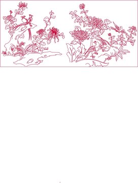 端午菊花锦鸡图