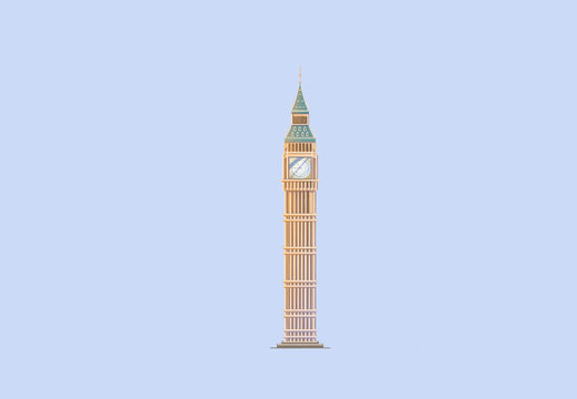 可爱伦敦钟建筑