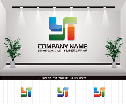 YT字母LOGO