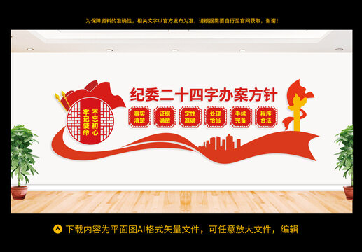 紀(jì)委二十四字辦案方針