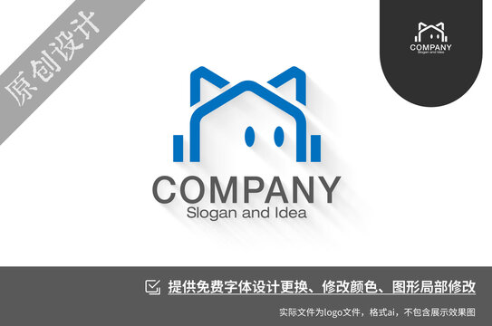 科技智能家电科技猫logo