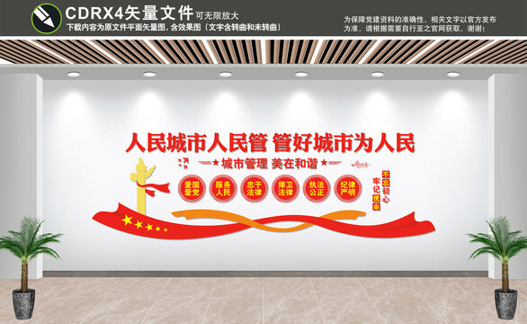 城市管理文化墻