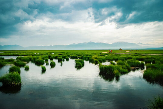 阿坝州花湖湿地公园