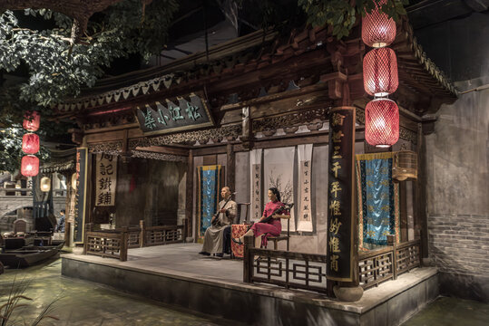 老上海戏台