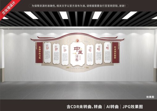 中醫(yī)文化展示展廳墻