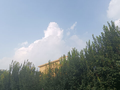 藍天白云