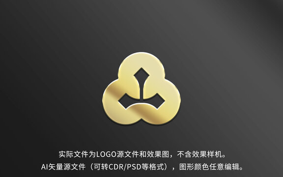 金融铜钱LOGO标志设计