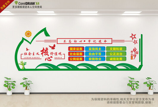 社會(huì)主義核心價(jià)值觀文化墻