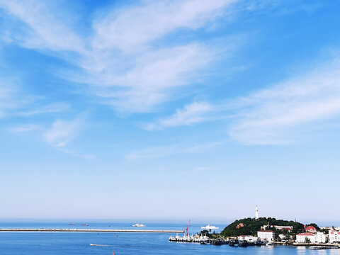 烟台塔山海景