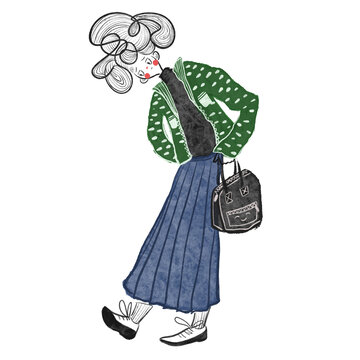 時(shí)尚都市女生