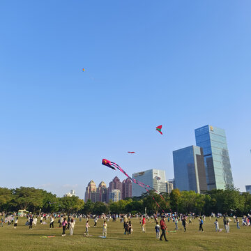 深圳莲花山公园风筝广场