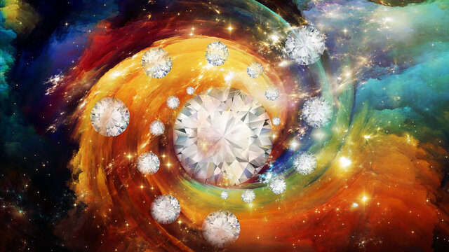 炫彩星空鉆石漩渦