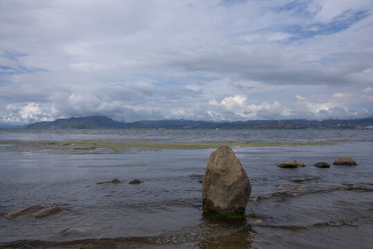 云南大理洱海湿地公园风景