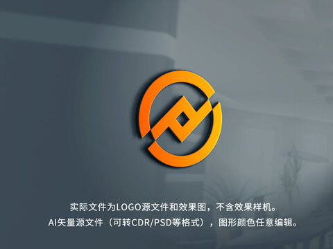 钱币金融LOGO标志设计