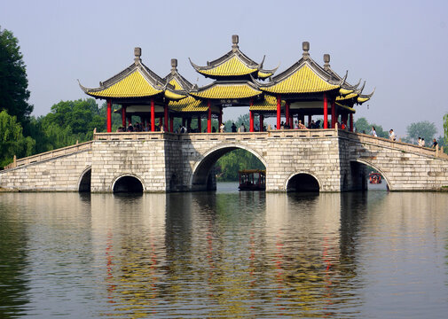 扬州瘦西湖五亭桥