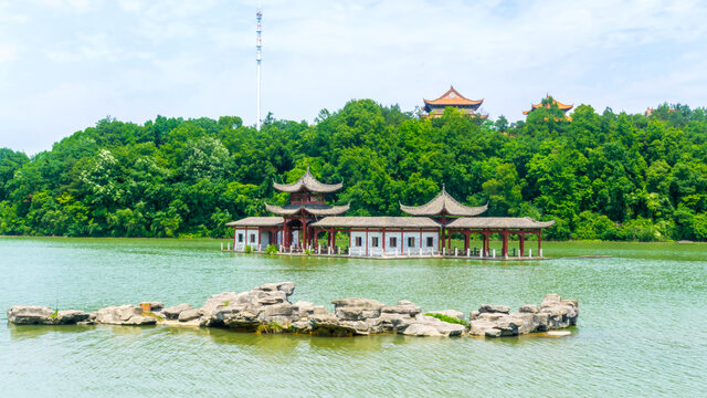 印山湖水景