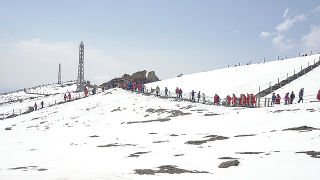 长白山雪景风光