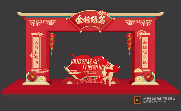 金榜題名門頭