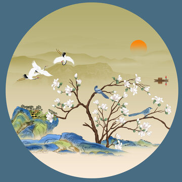 新中式花鳥