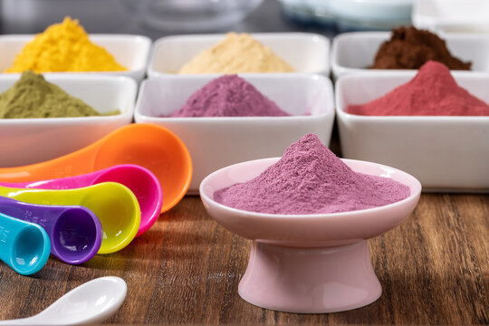 烘焙材料有机色素紫薯粉特写