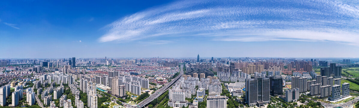 常州城市风光全景