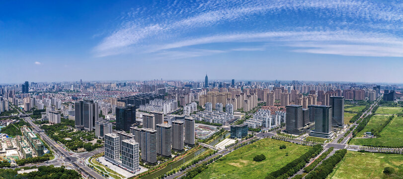 常州城市风光全景