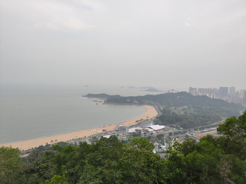 珠海海景俯瞰图