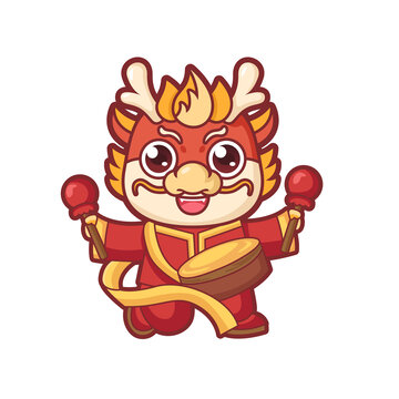春節(jié)龍年卡通形象