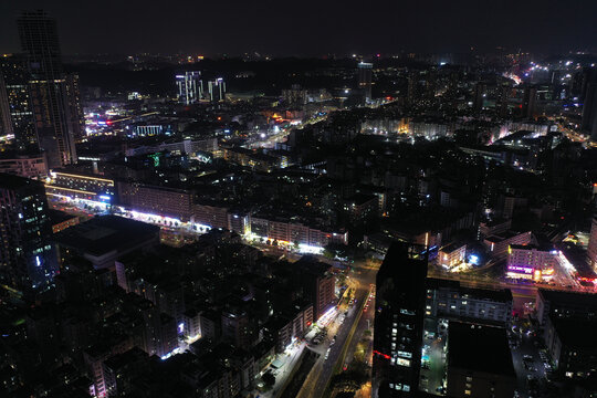 深圳龙岗岗头夜景