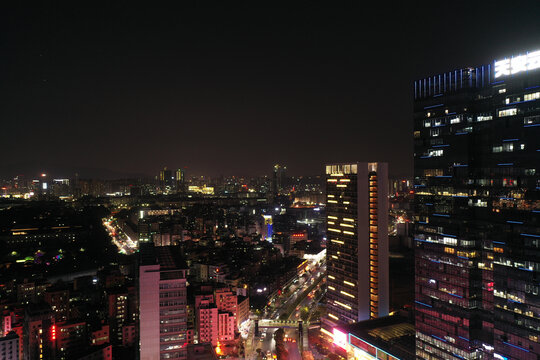 深圳龙岗坂田岗头夜色