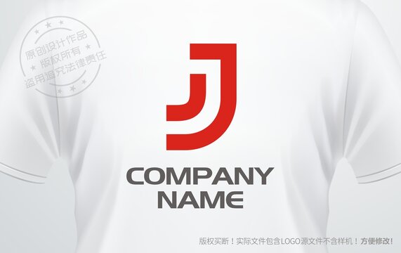 J字母logo字母J设计标志