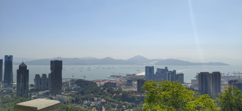 深圳大南山公园山顶景色