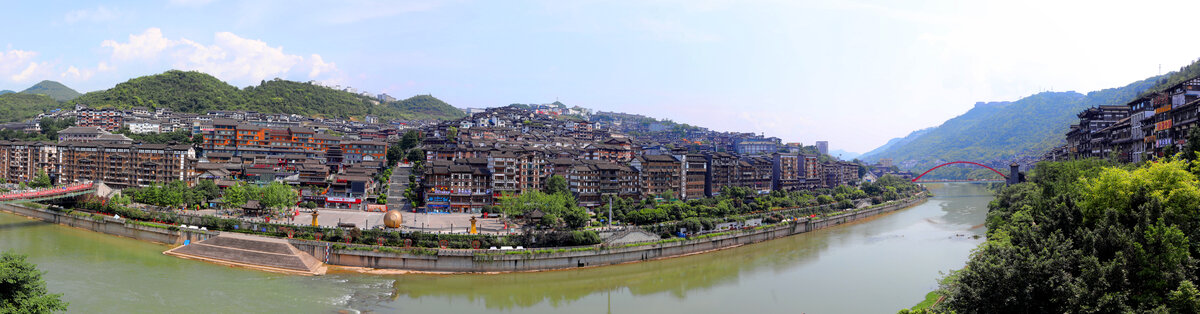 茅台镇全景