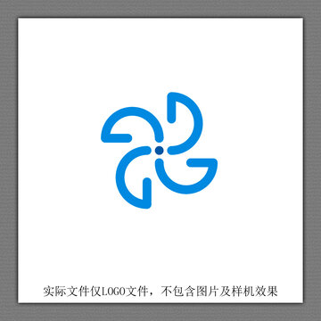 G字母花形LOGO