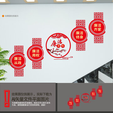 廉政樓梯文化墻